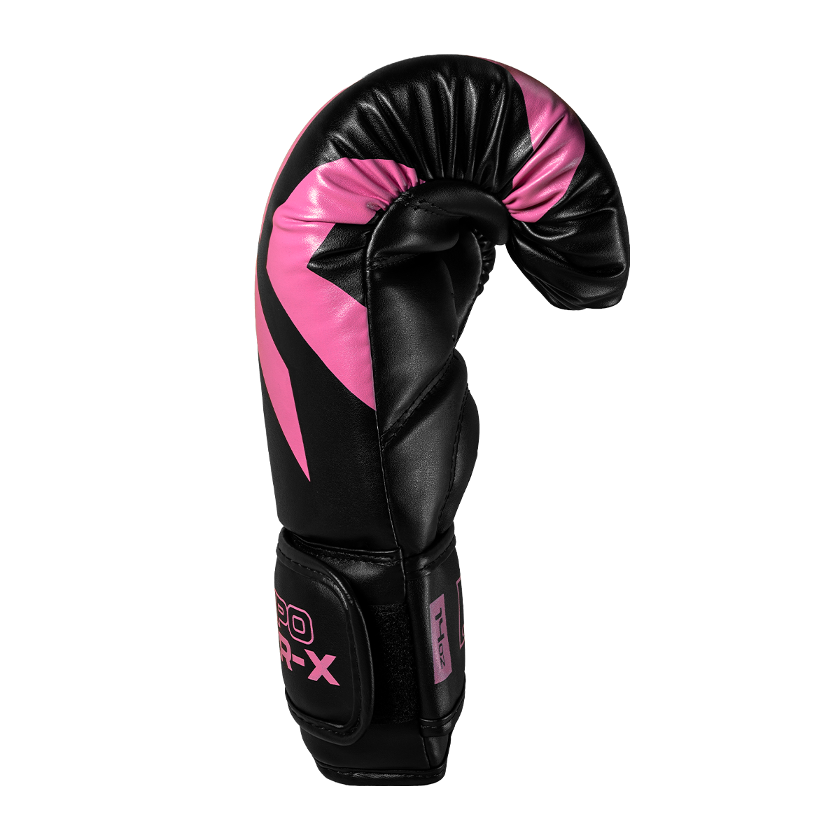 Luva de Boxe e Muay Thai Power-X - Preto e Rosa