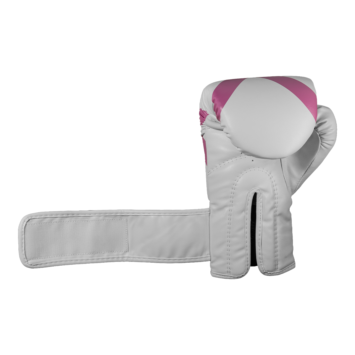 Luva de Boxe e Muay Thai Power-X - Branco e Rosa