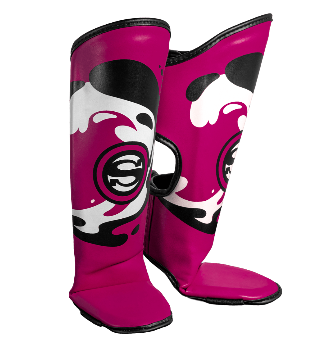 Caneleira de Muay Thai Infantil Super - Hero - Rosa - Olimpo