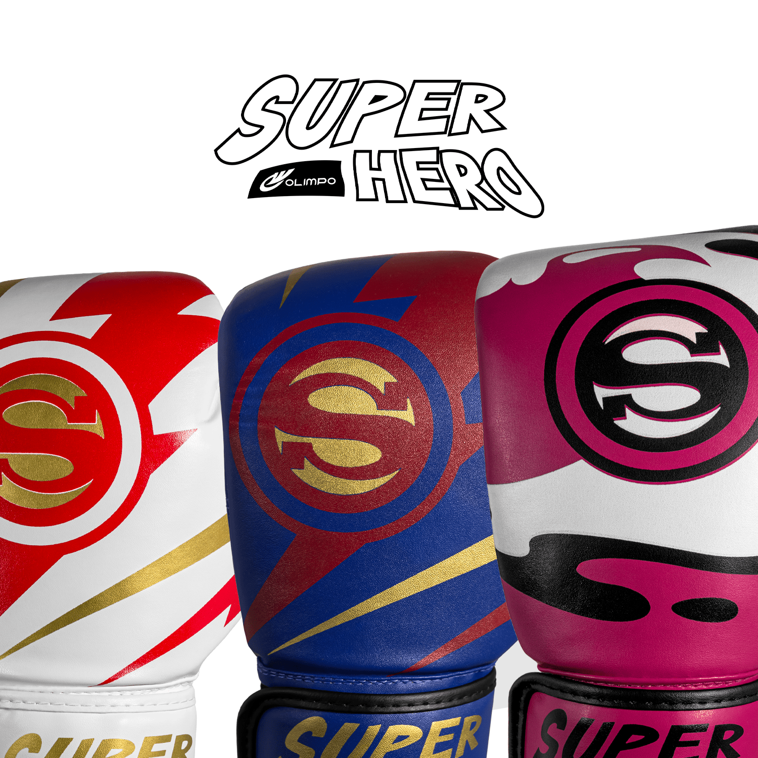 Equipamentos de Muay Thai Infantil - Super-Hero Edition - Olimpo