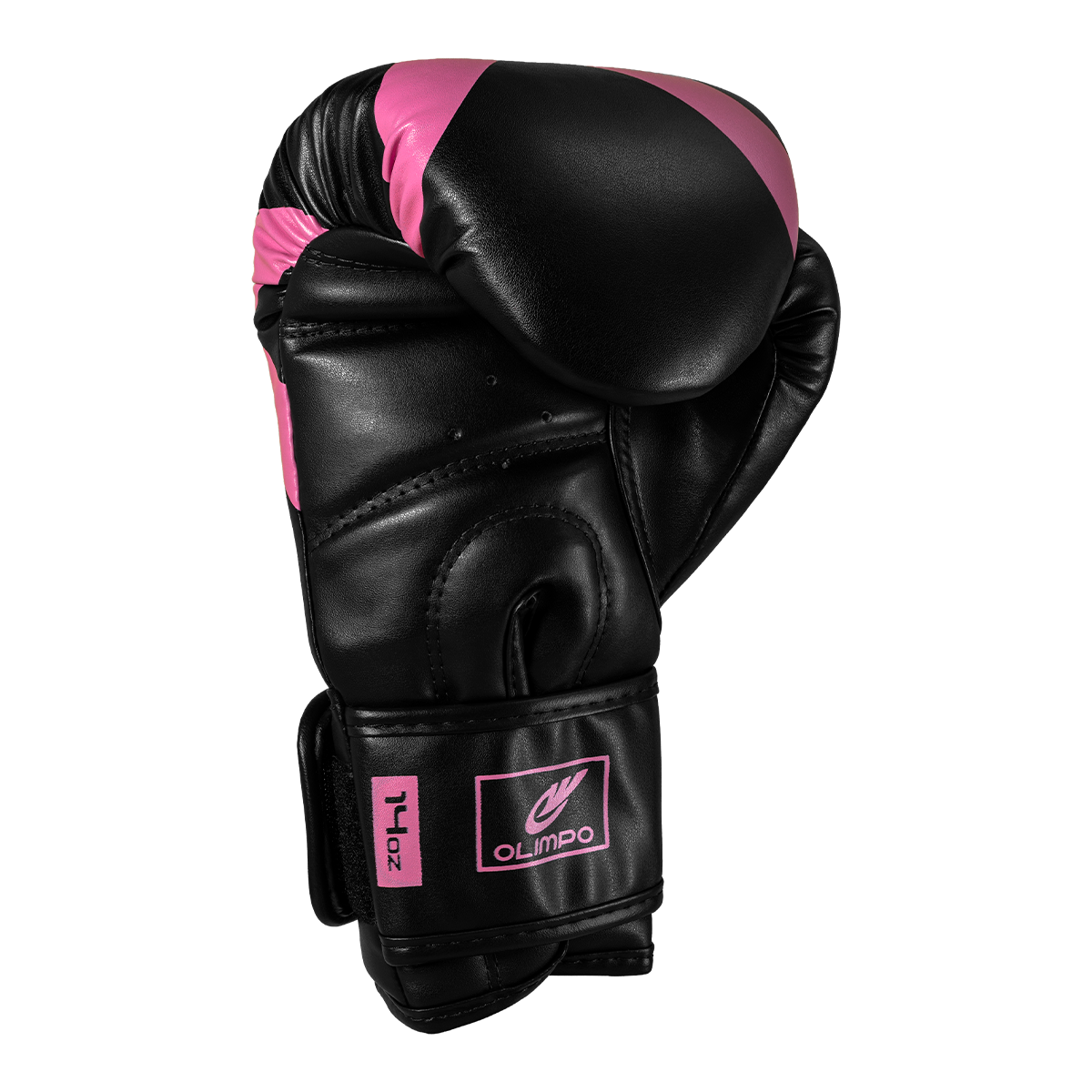Luva de Boxe e Muay Thai Power-X - Preto e Rosa