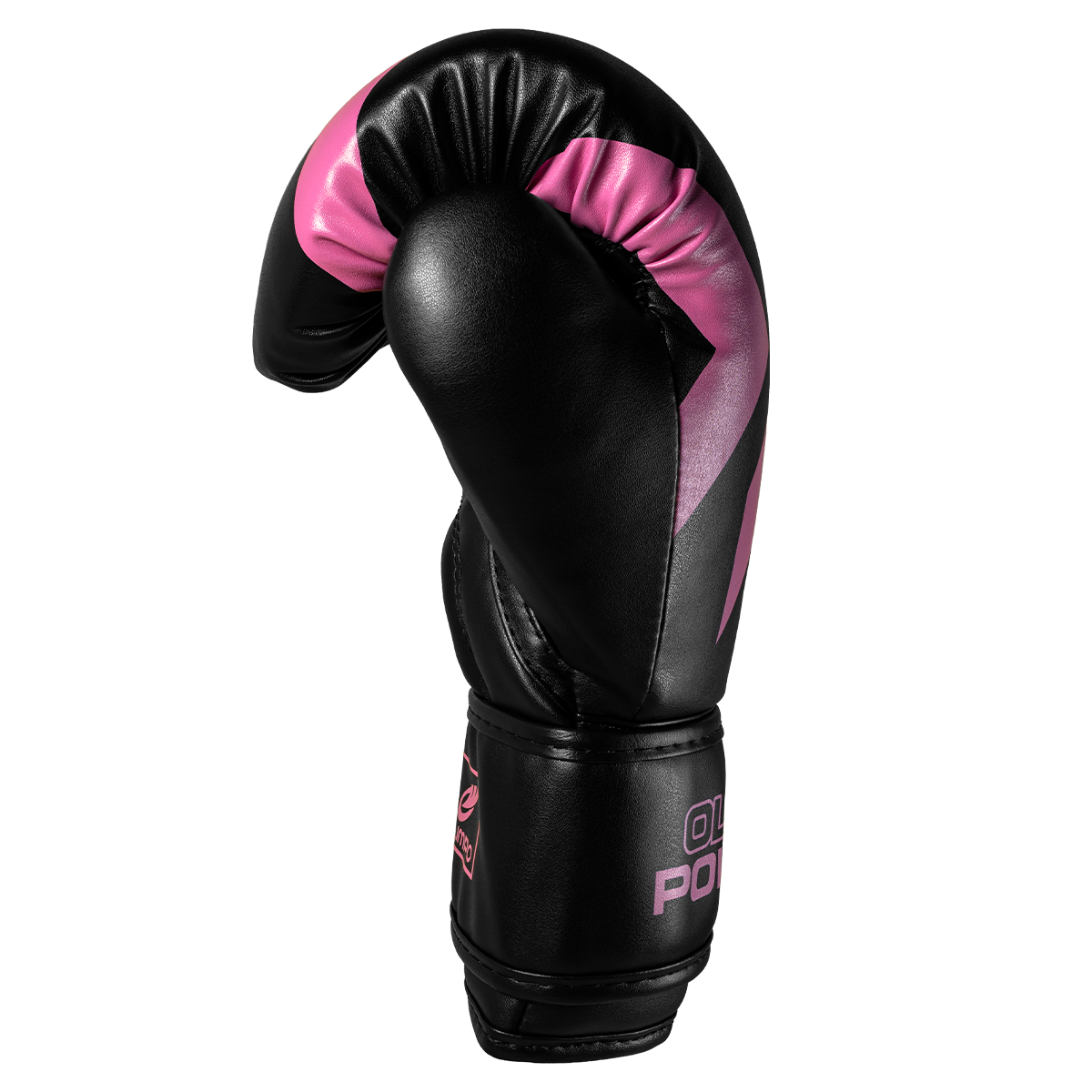 Luva de Boxe e Muay Thai Power-X - Preto e Rosa