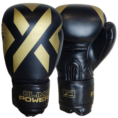 Luva Power-X Edition - Preto Com Dourado