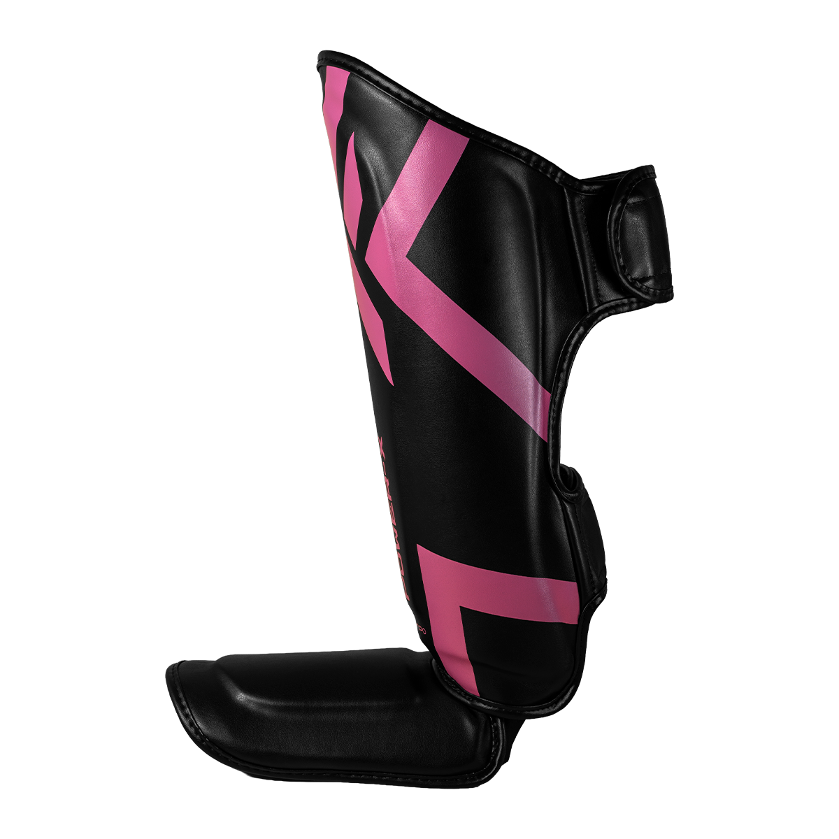 Caneleira de Muay Thai Power-X Edition - Preto Com Rosa