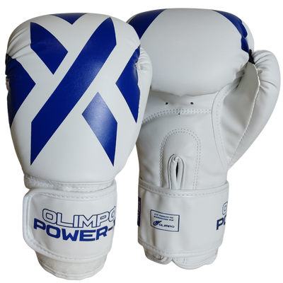 Luva Power-X Edition - Branco Com Azul