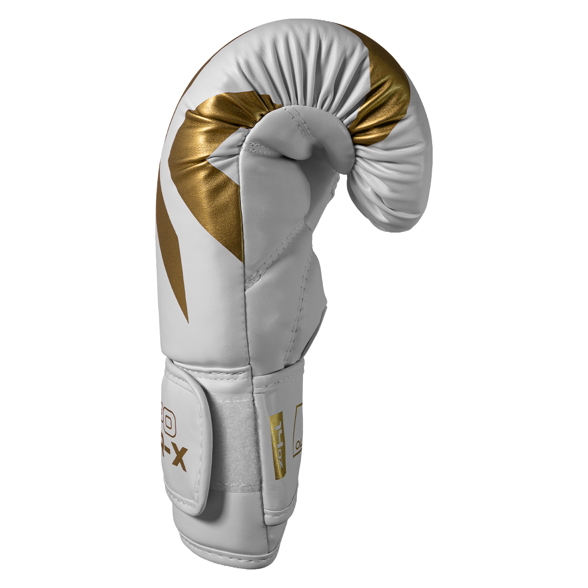Luva de Boxe e Muay Thai Power-X - Branco e Dourado