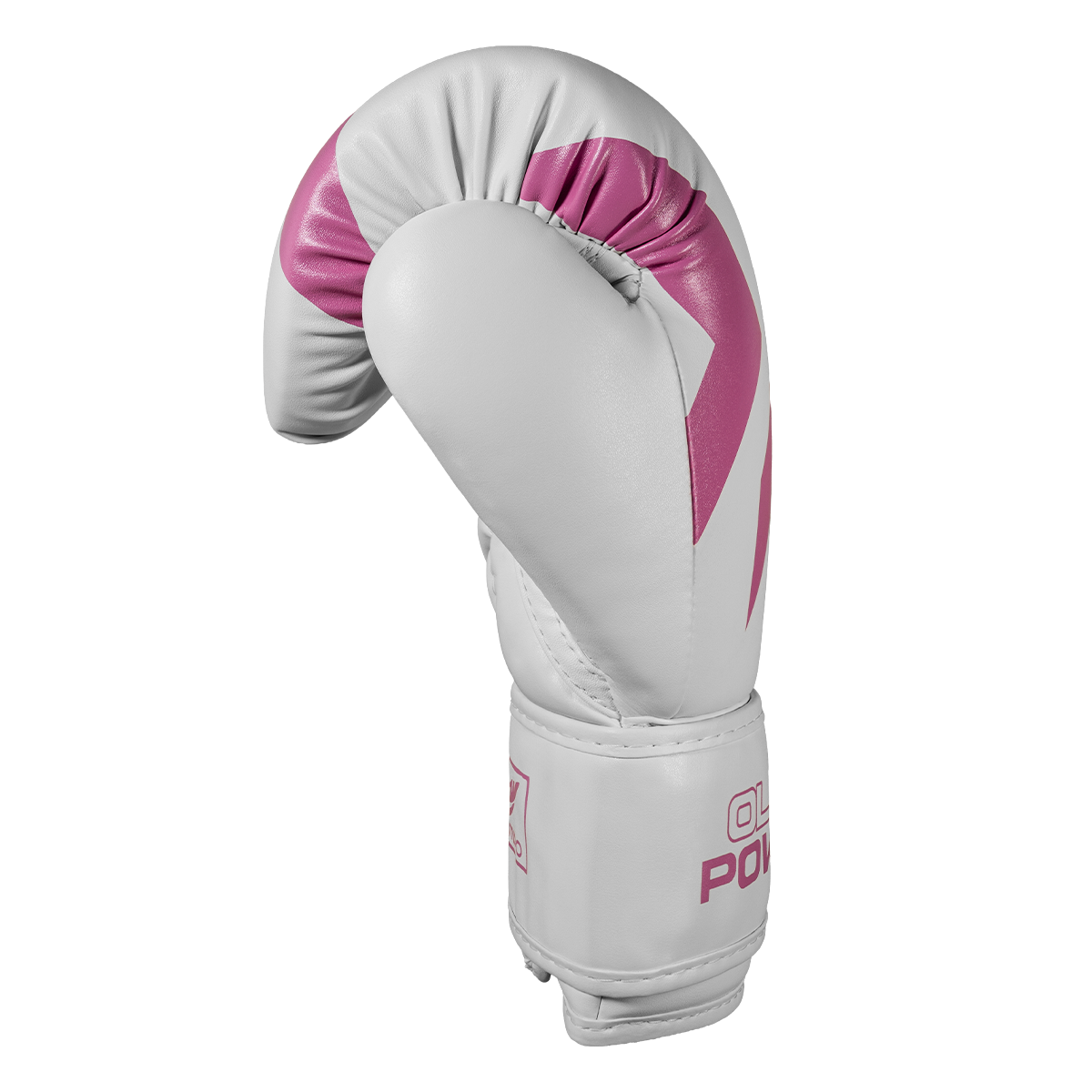 Luva de Boxe e Muay Thai Power-X - Branco e Rosa