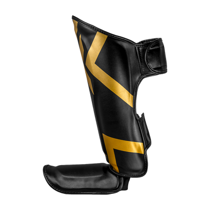 Caneleira de Muay Thai Power-X - Preto e Dourado