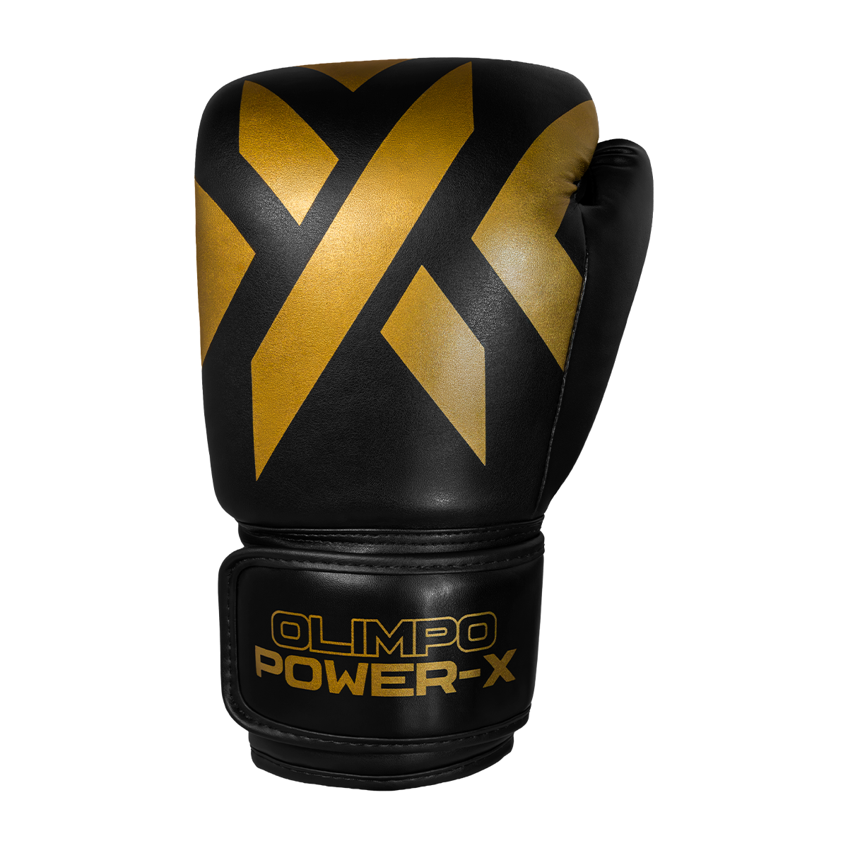 Luva de Boxe e Muay Thai Power-X - Preto e Dourado