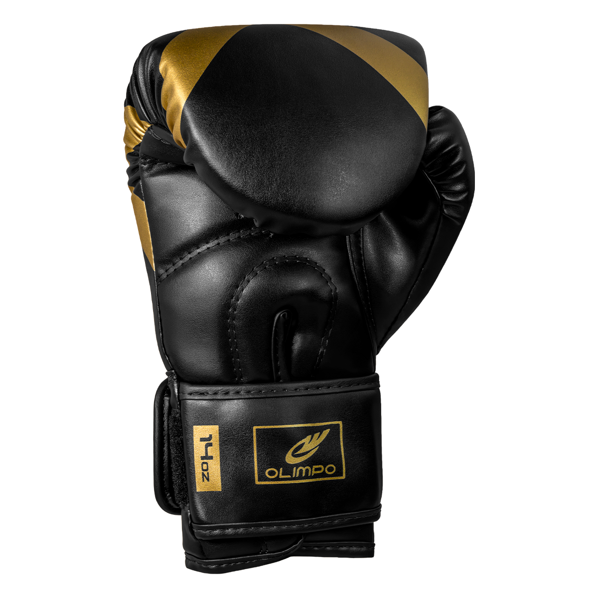 Luva de Boxe e Muay Thai Power-X - Preto e Dourado
