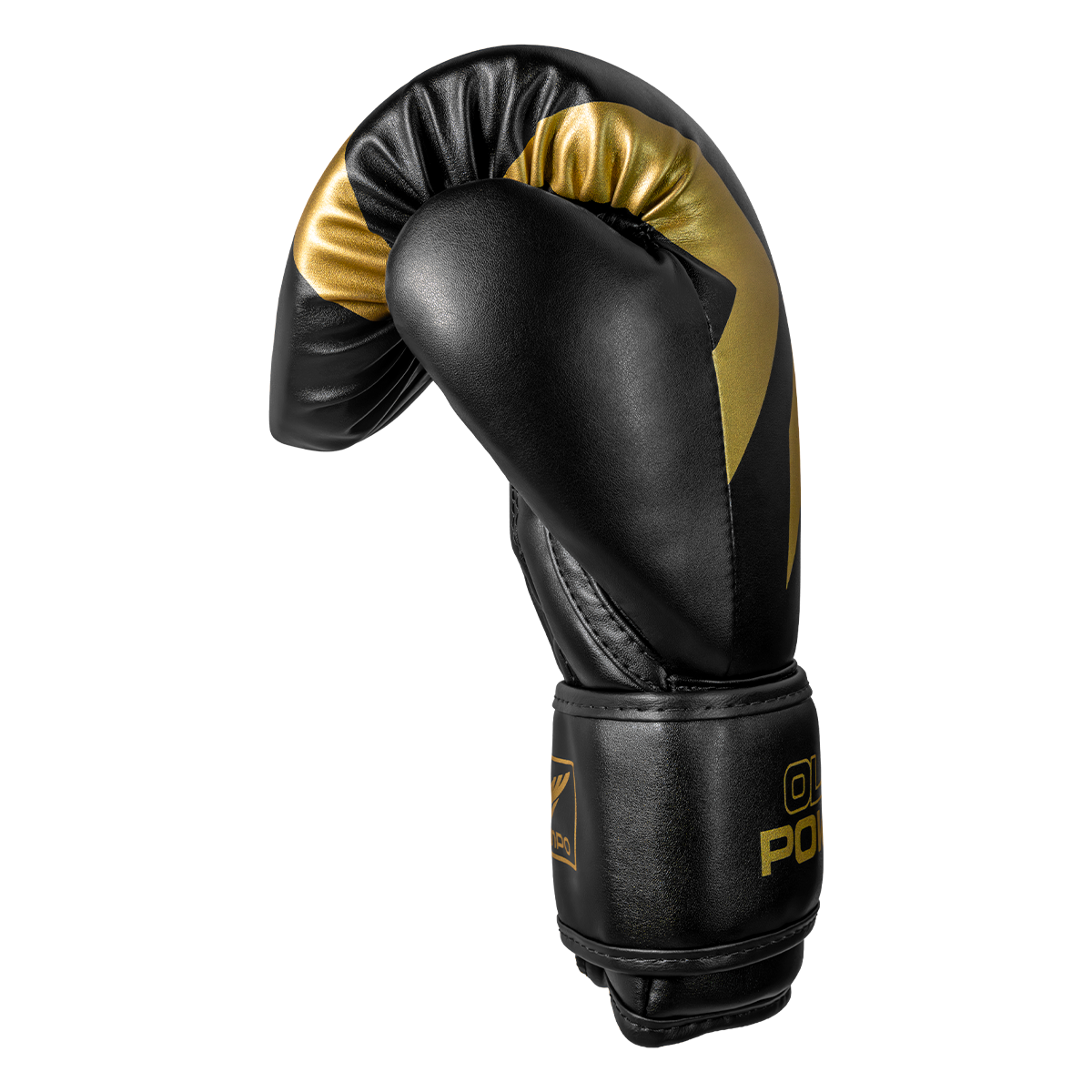 Luva de Boxe e Muay Thai Power-X - Preto e Dourado