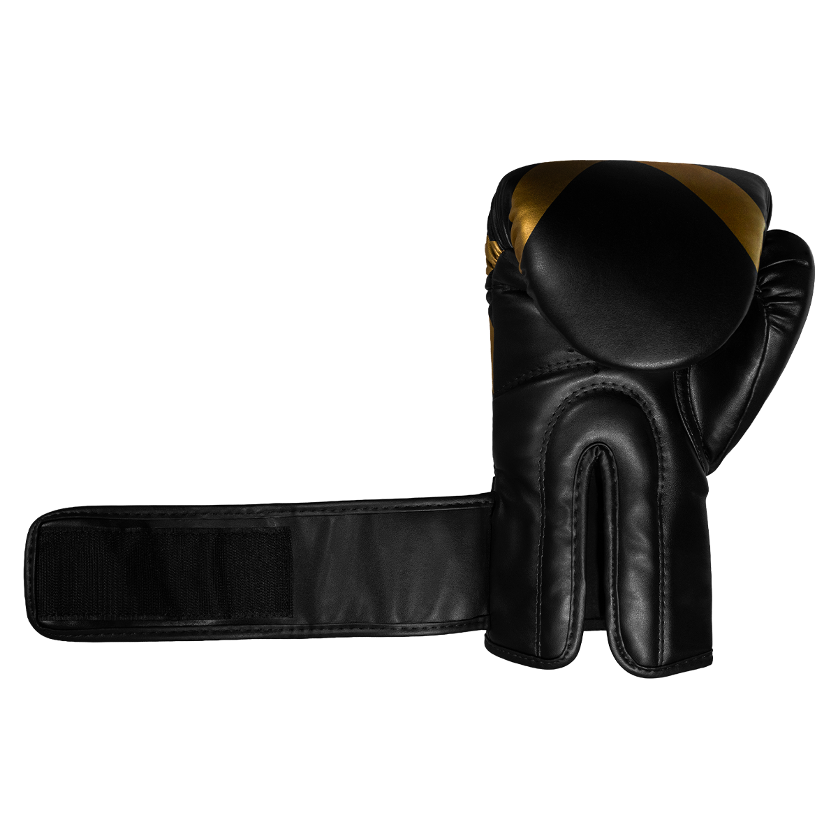 Luva de Boxe e Muay Thai Power-X - Preto e Dourado