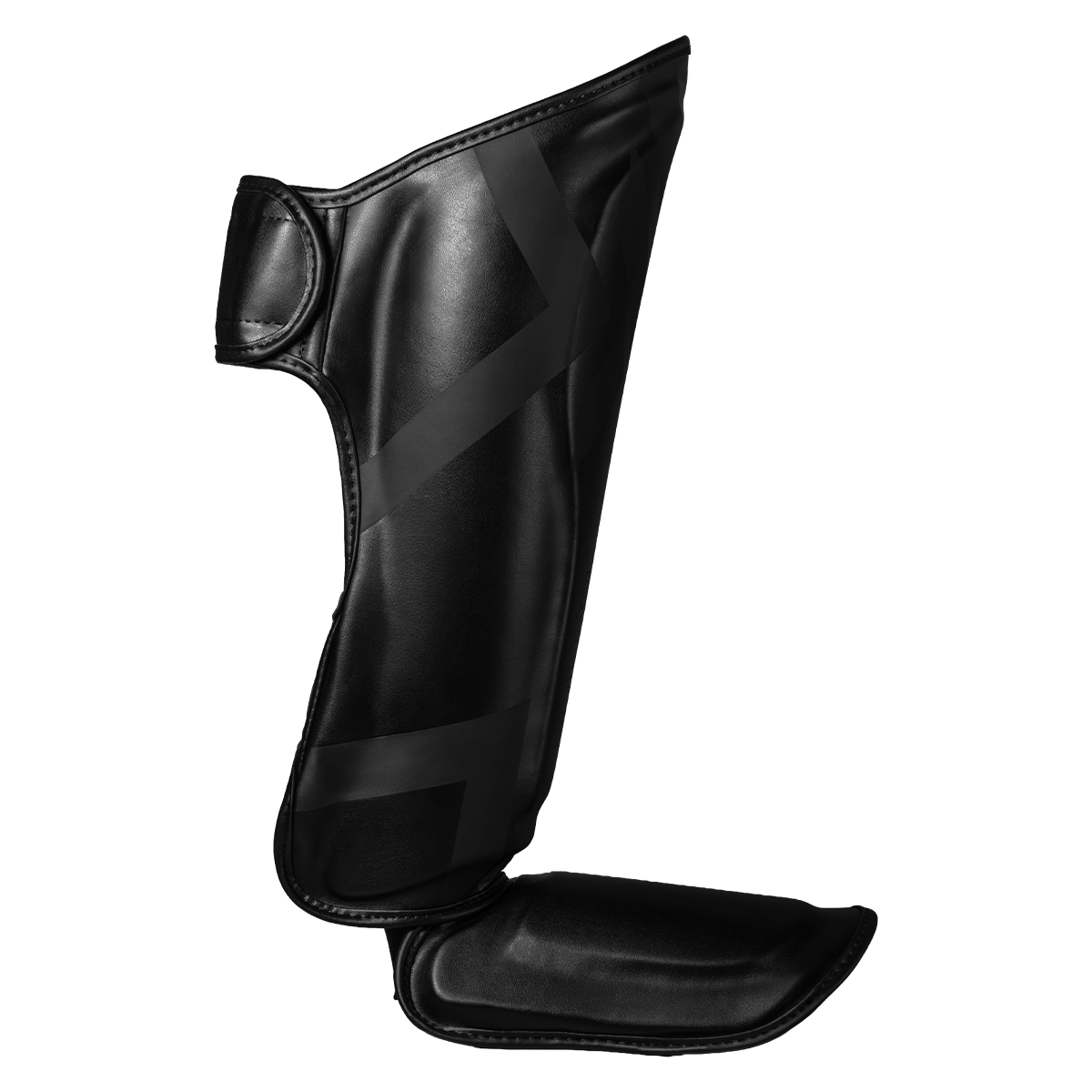 Caneleira de Muay Thai Power-X - Preto e Preto