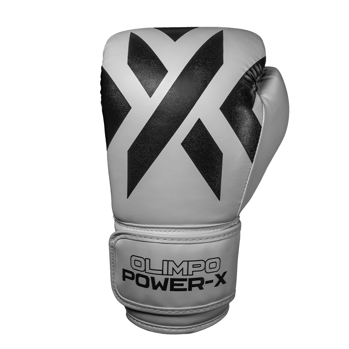 Luva de Boxe e Muay Thai Power-X - Branco e Preto