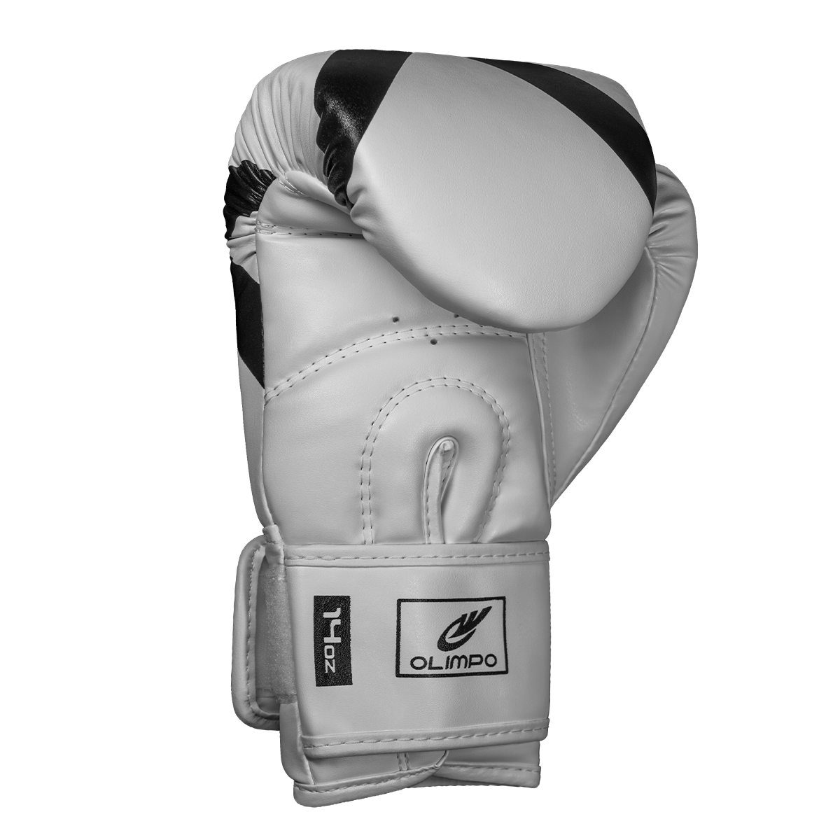 Luva de Boxe e Muay Thai Power-X - Branco e Preto