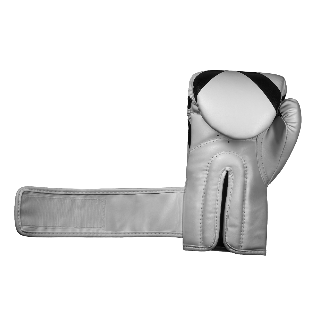 Luva de Boxe e Muay Thai Power-X - Branco e Preto