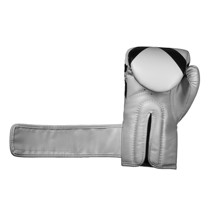 Luva de Boxe e Muay Thai Power-X - Branco e Preto