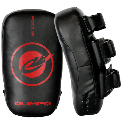 Aparador De Chute - Par - Focus - Preto Com Vermelho