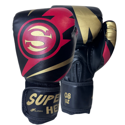 Luva Super-Hero Edition - Preto Com Vermelho
