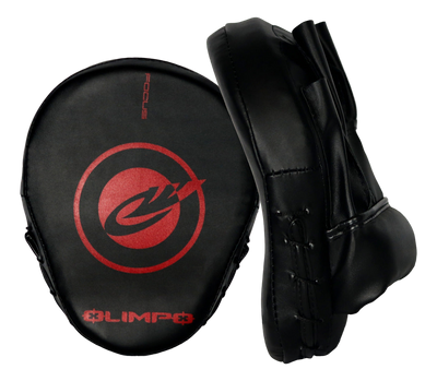 Manopla - Par - Focus - Preto Com Vermelho