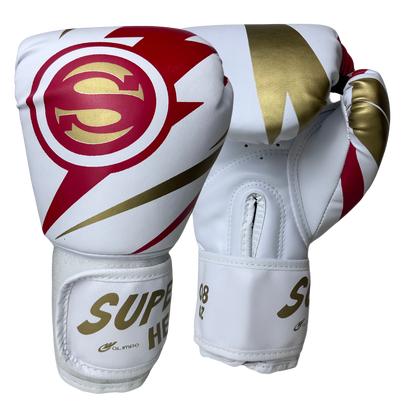 Luva Super-Hero Edition - Branco Com Vermelho