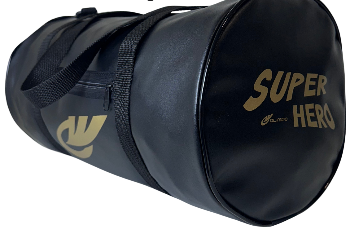 Bolsa Transversal Super-Hero Edition - Preto Com Dourado