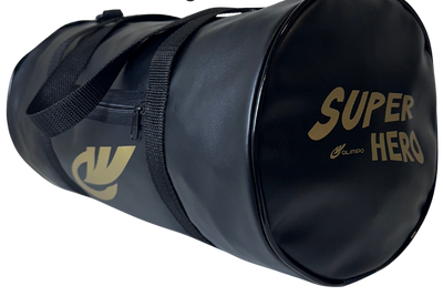 Bolsa Transversal Super-Hero Edition - Preto Com Dourado