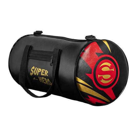 Bolsa Transversal Infantil Super-Hero – Preto com Dourado – Olimpo