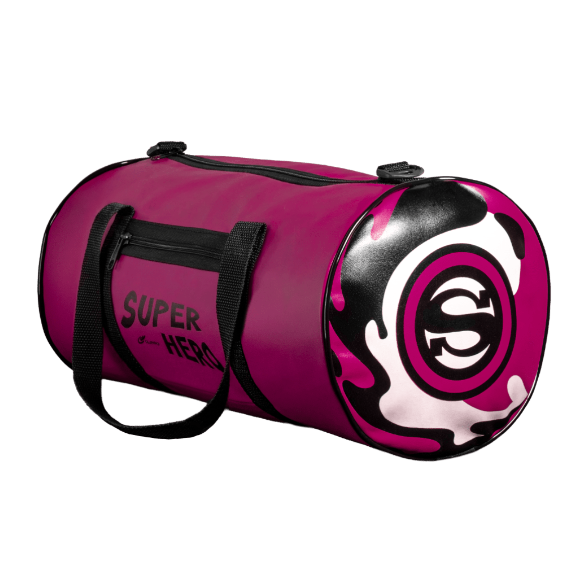 Bolsa Transversal Infantil Super - Hero - Rosa e Branco - Olimpo