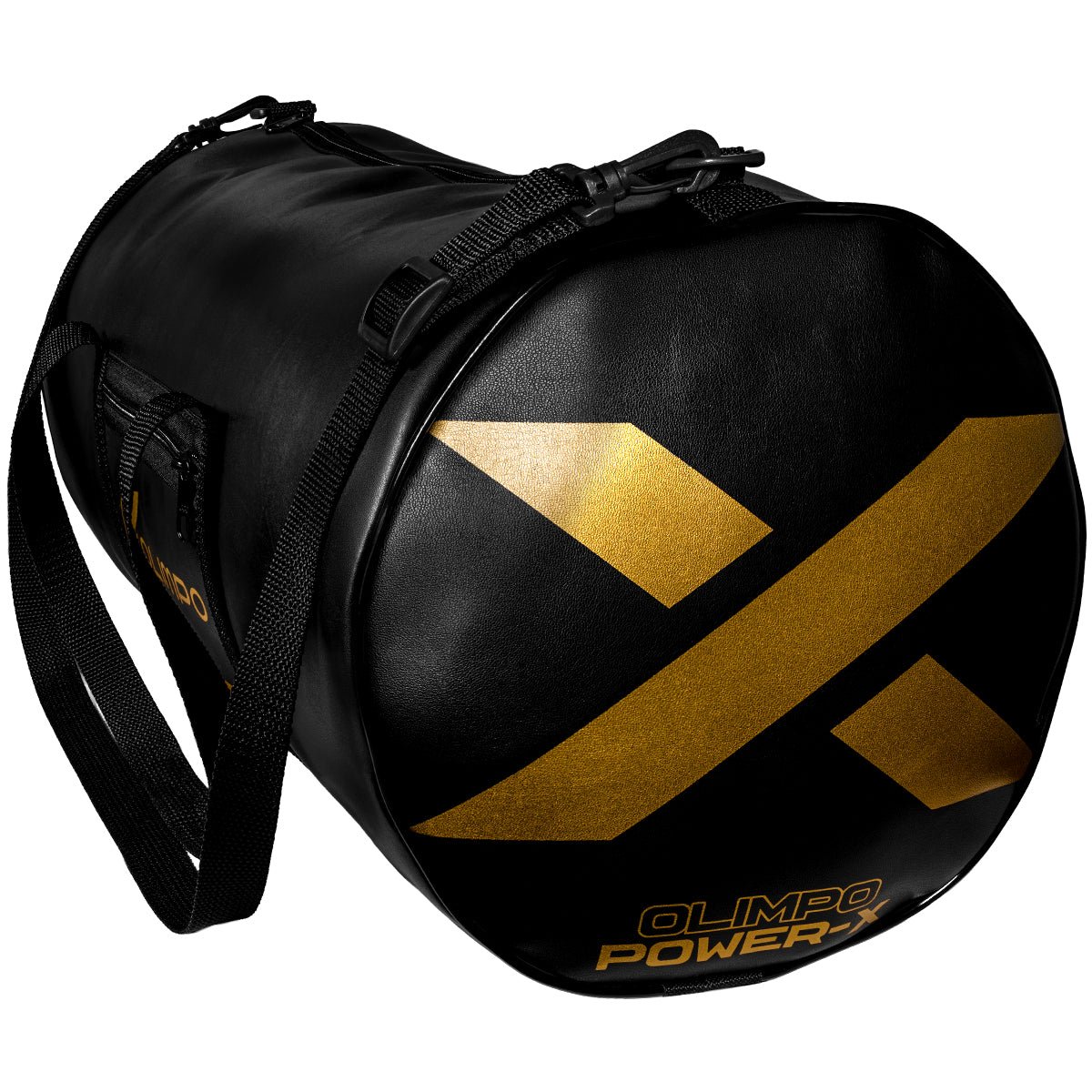 Bolsa Transversal Power-X - Preto e Dourado - Olimpo