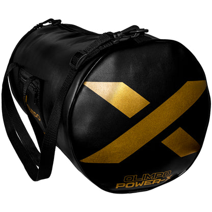 Kit Muay Thai Completo Power-X – Preto com Dourado – Olimpo (bolsa Power-X)