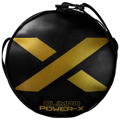 Bolsa Transversal Power-X - Preto e Dourado - Olimpo