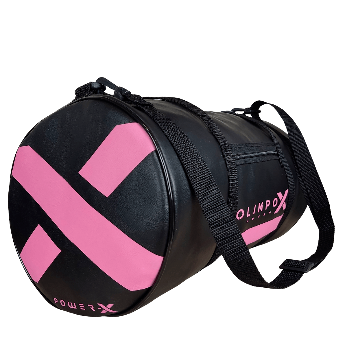 Bolsa Transversal Power-X - Preto e Rosa - Olimpo