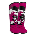 Caneleira de Muay Thai Infantil Super - Hero - Rosa - Olimpo