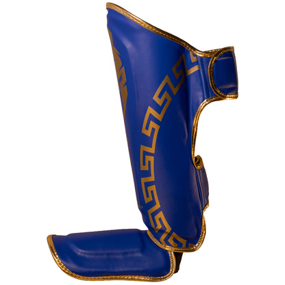 Caneleira de Muay Thai Legendary Edition – Azul com Dourado – Olimpo (foto 3)