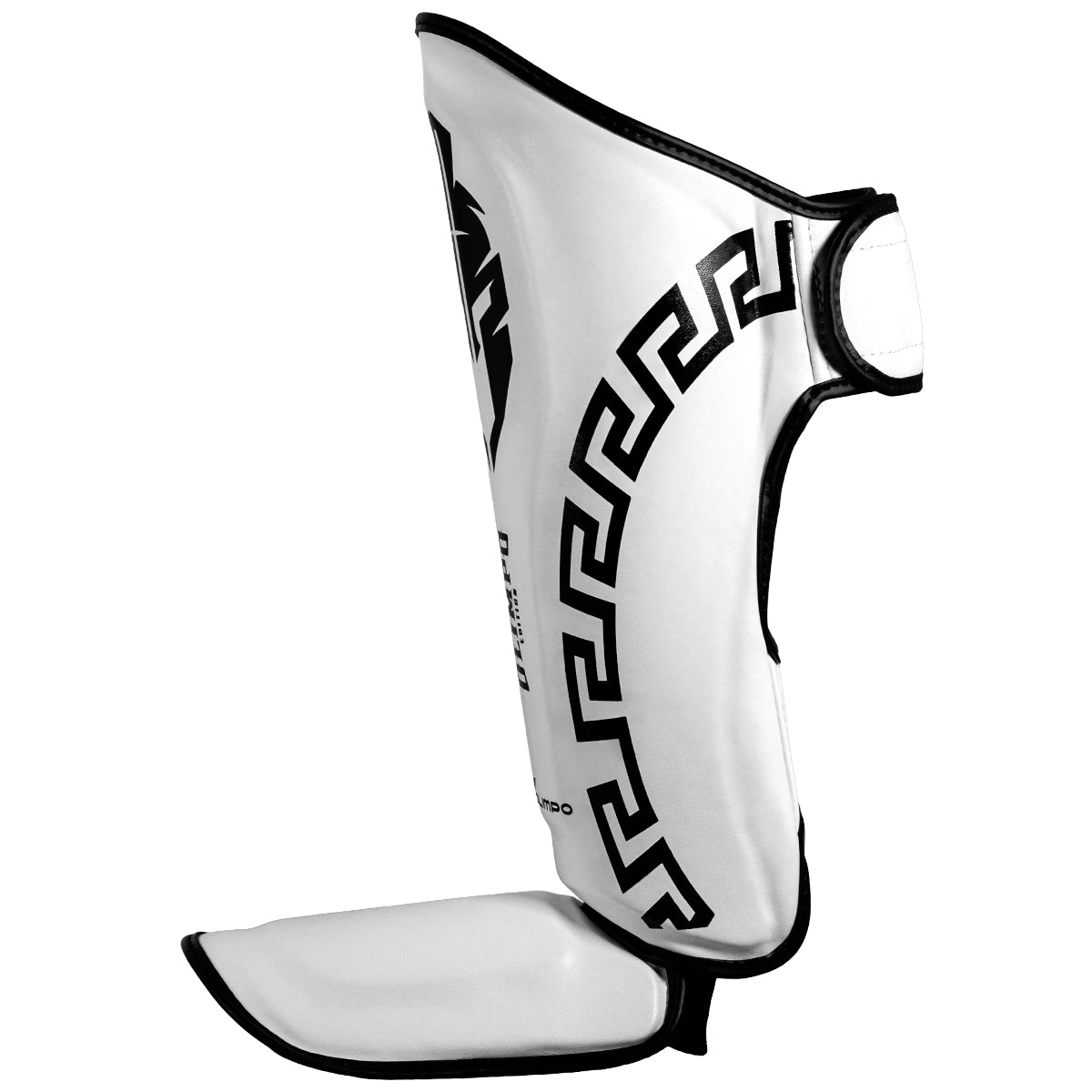 Caneleira de Muay Thai Legendary Edition – Branco com Preto – Olimpo (foto 2)