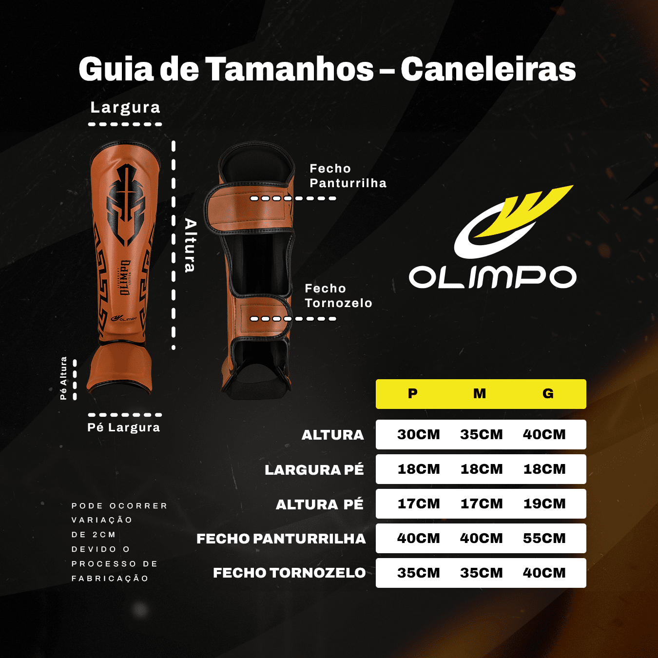 Caneleira de Muay Thai Legendary - Marrom e Preto - Olimpo