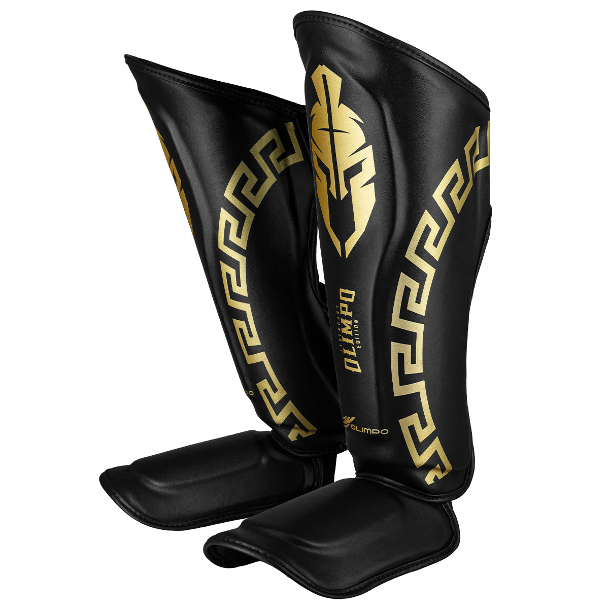 Caneleira de Muay Thai Legendary Edition – Preto com Dourado – Olimpo (foto 3)