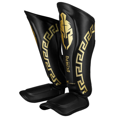 Caneleira de Muay Thai Legendary Edition – Preto com Dourado – Olimpo (foto 3)