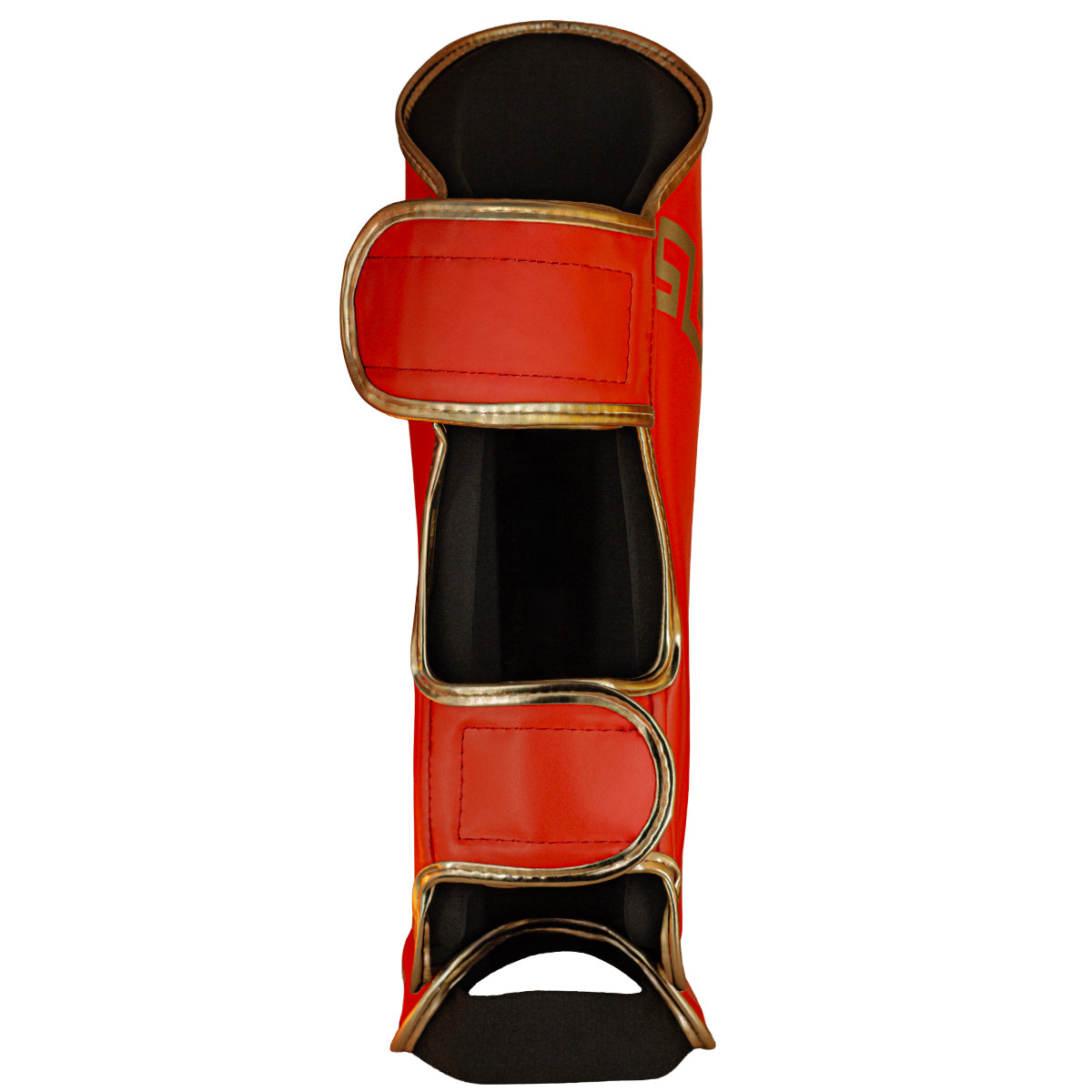 Caneleira de Muay Thai Legendary Edition – Vermelho com Dourado – Olimpo (foto 3)