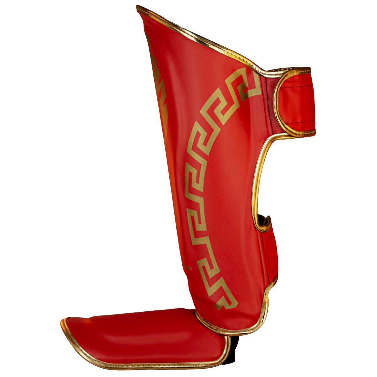 Caneleira de Muay Thai Legendary Edition – Vermelho com Dourado – Olimpo (foto 2)