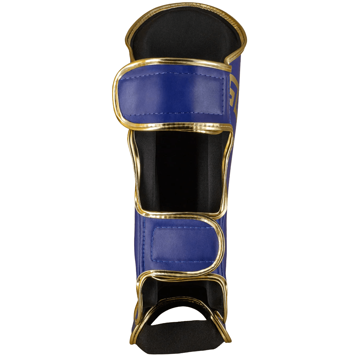 Caneleira de Muay Thai Legendary Azul e Dourado