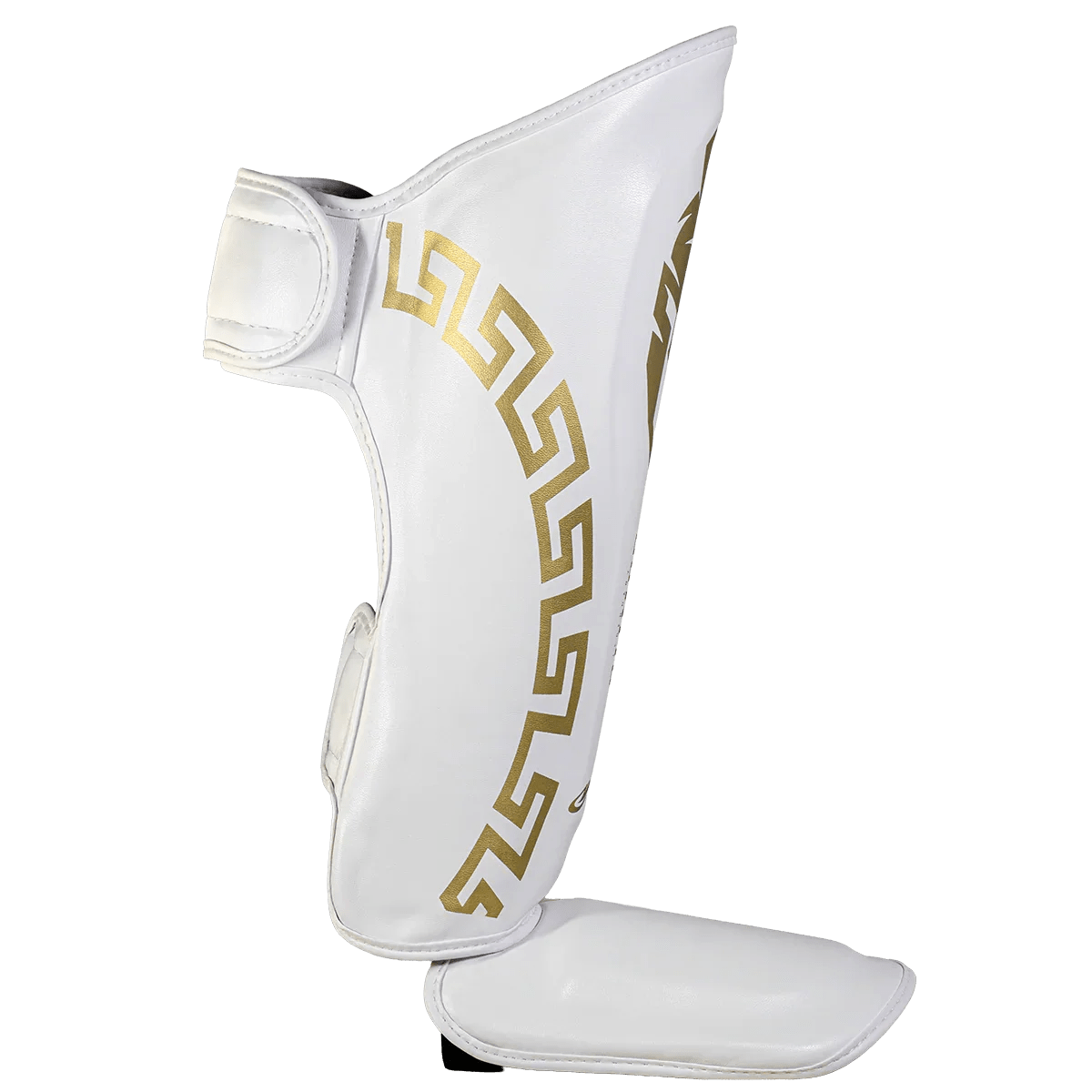 Caneleira de Muay Thai Legendary Edition Branco com Dourado