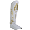 Caneleira de Muay Thai Legendary Edition Branco com Dourado
