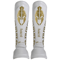 Caneleira de Muay Thai Legendary Edition Branco com Dourado