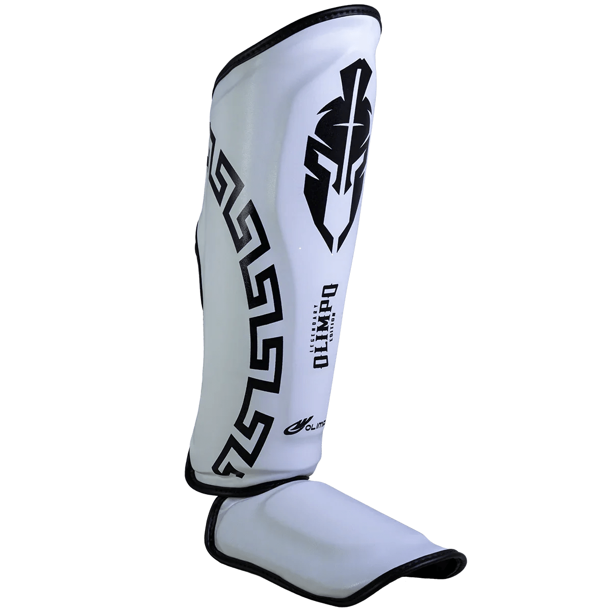 Caneleira de Muay Thai Legendary Edition Branco com Preto