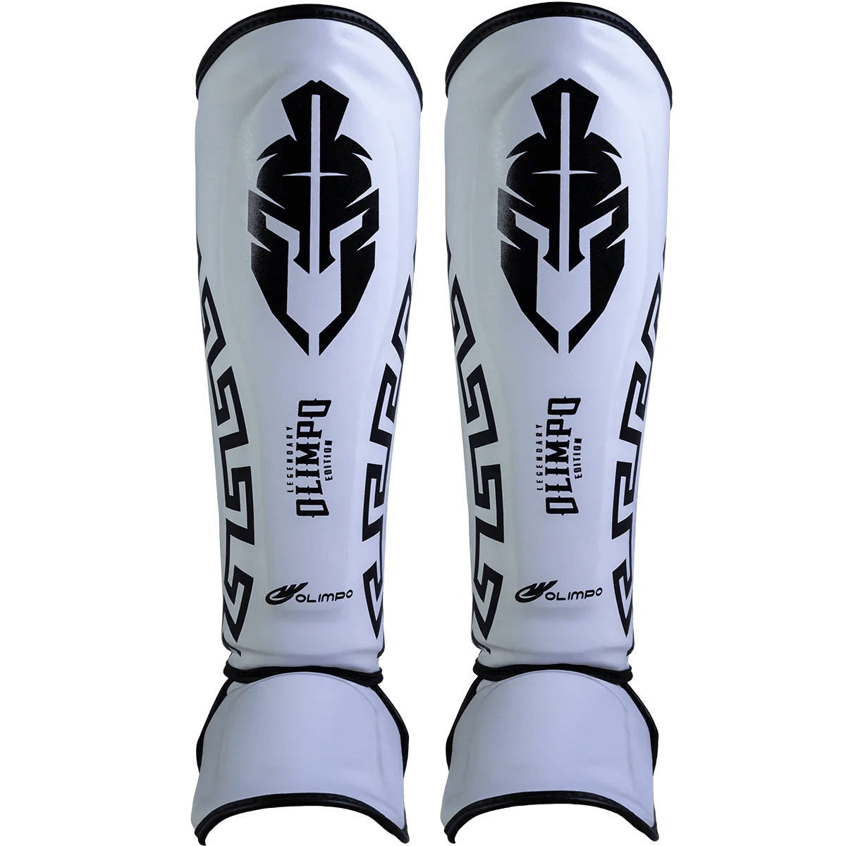 Caneleira de Muay Thai Legendary Edition Branco com Preto