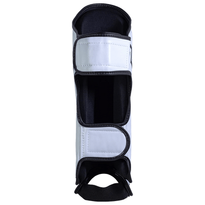 Caneleira de Muay Thai Legendary Edition Branco com Preto