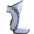 Caneleira de Muay Thai Legendary Edition Branco com Preto