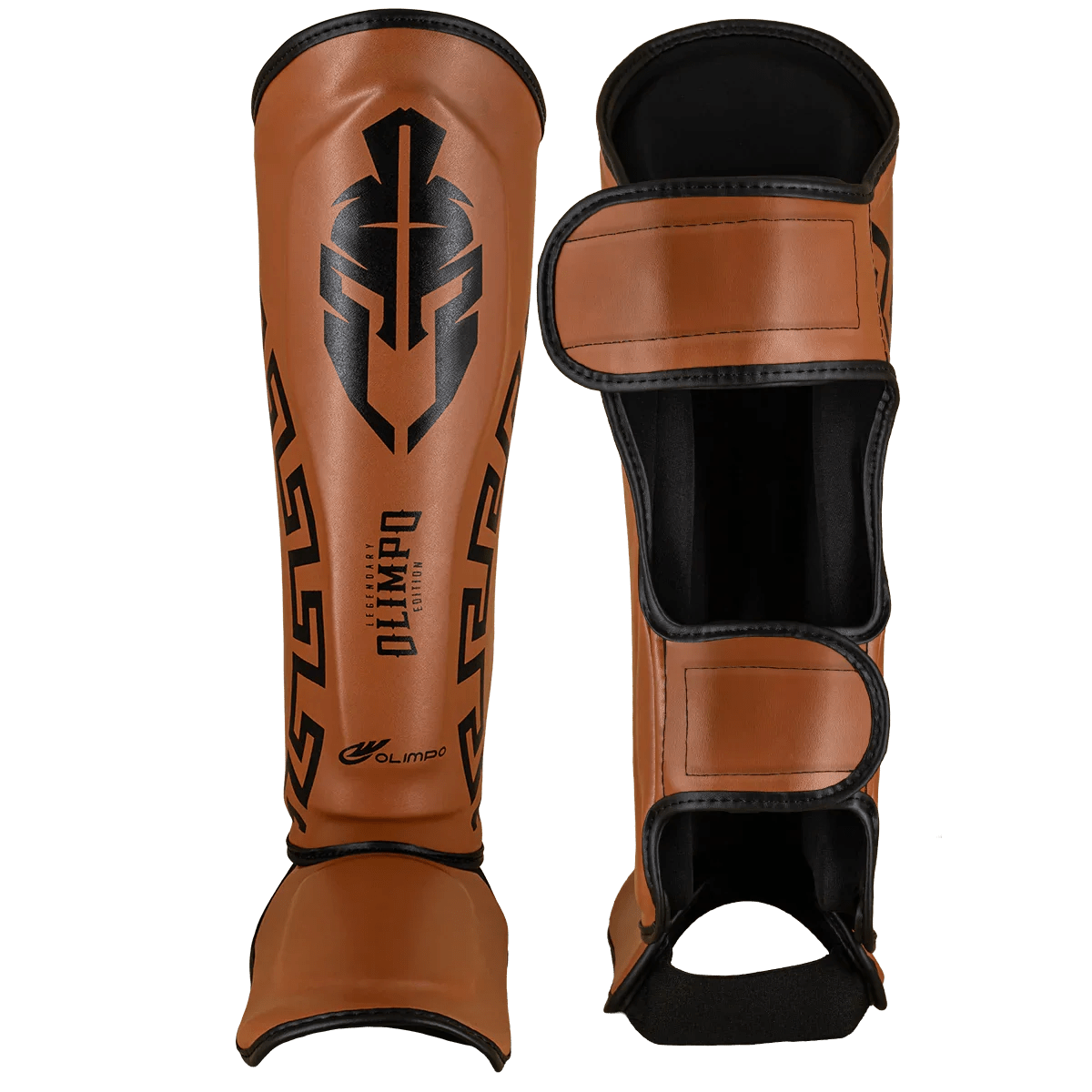 Caneleira de Muay Thai Legendary Marrom e Preto